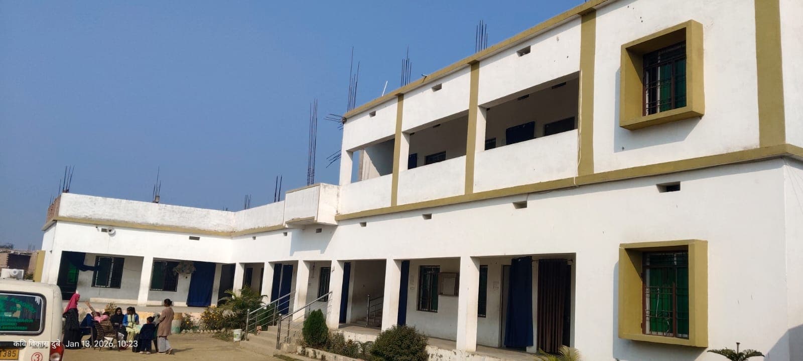 School building exterior view